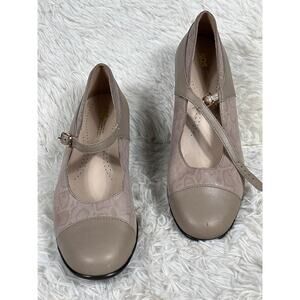 SAS Shoes Womens Size 8.5 M Mary Jane Comfort Block Heel Leather Made In USA